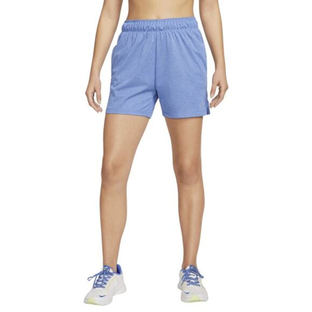 Nike Attack Women's Dri-FIT Fitness Mid-Rise 5" Unlined Shorts Royal Blue‎ XS